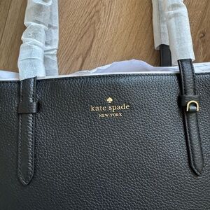 Kate Spade Black Pebbled Leather Tote